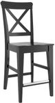 Canadel® Gourmet Peppercorn Washed Wood Fixed Stool-0
