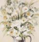 Stylecraft Farm Bouquet Beige/Dark Green/Gray/White Wall Art-1