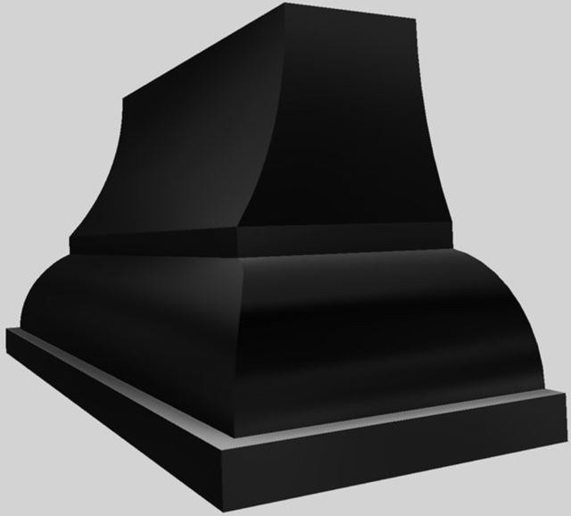 Vent-A-Hood® Designer Series 60" Black Wall Mounted Range Hood-1