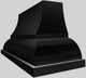 Vent-A-Hood® Designer Series 60" Black Wall Mounted Range Hood-1