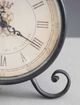A & B Home Elias Black/White Medium Table Clock-2