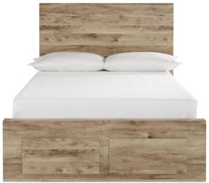 Signature Design by Ashley® Hyanna Tan Brown Full Storage Panel Bed