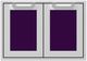 Hestan® AGAD Series 30” Lush Outdoor Double Access Doors-0