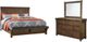 Signature Design by Ashley® Lakeleigh 3-Piece Brown Queen Panel Bed Set-0