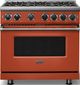 Viking® 7 Series 36" Spiced Cider Pro Style Liquid Propane Gas Range-0