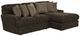 iAmerica Hercules Chocolate 2 Piece Sectional-0