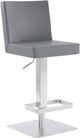 Armen Living Legacy Grey Swivel Bar Stool-2