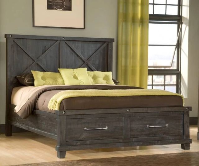 Modus Furniture Yosemite Cafe Queen Storage Panel Bed-1