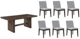 Stone Gray-Walnut