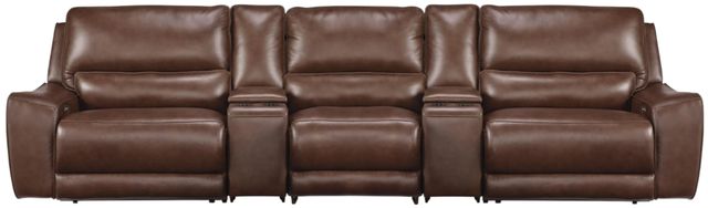 Signature Design by Ashley® DeepWakes 5-Piece Canyon Power Reclining Sectional-0