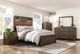 Homelegance® Conway Antique Brown Queen Panel Bed-1