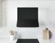 Zephyr Designer Collection Horizon 36" Matte Black Glass Wall Mounted Range Hood-4