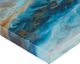 Olliix by Madison Park Blue Set of 5 Midnight Tide Blue Gel Coat Canvas-2