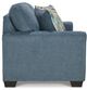 Signature Design by Ashley® Cashton Blue Loveseat-2