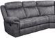 American Wholesale Furniture Knoxville 3-Piece Gray Manual Reclining Curved Sectional-1