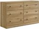 Intercon Vega Natural Oak Melamine Dresser-0