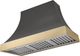 AGA Cascade 48" Slate Wall Mounted Range Hood  with Polished Brass Trim-0