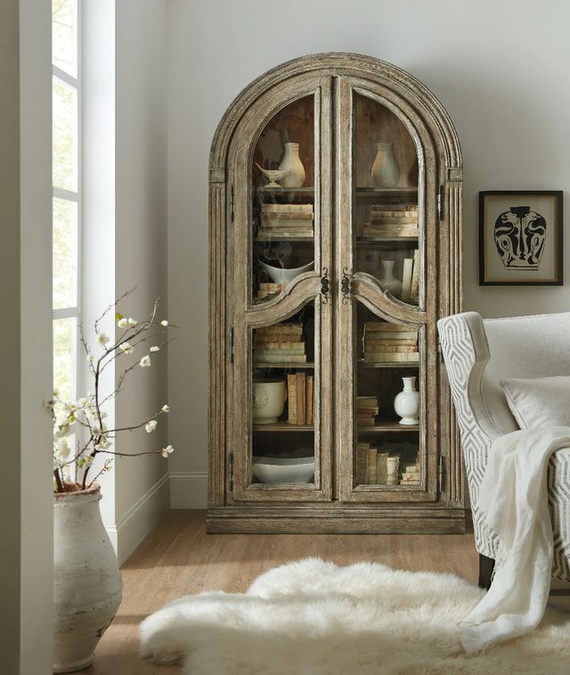 Hooker® Furniture Castella Antique Slate Bunching Curio-1