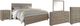 Signature Design by Ashley® Culverbach 5-Piece Gray King Panel Bed Set-0