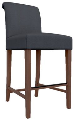 Best® Home Furnishings Customizable Sebra 2 Bar Stool with Dark Walnut Legs