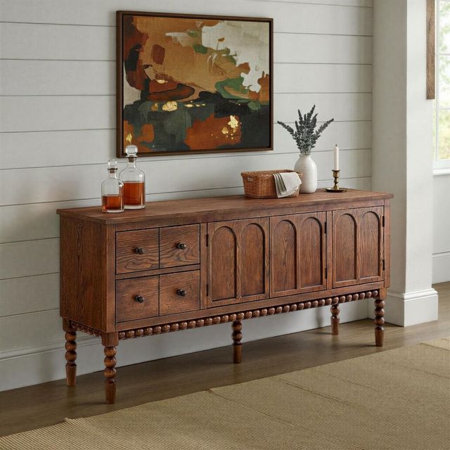 Martin Svensson Turned Wood Dark TV Stand-2
