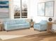 International Furniture Direct Samba Blue Sofa-3