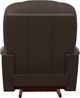 La-Z-Boy® Jasper Dark Brown Leather Power Rocking Recliner with Headrest and Lumbar-4