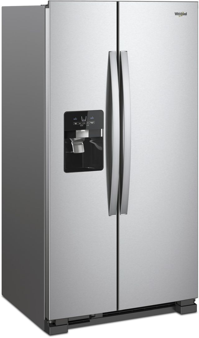 Whirlpool® 33" 21.4 Cu. Ft. Fingerprint Resistant Stainless Side-By-Side Refrigerator-3