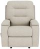 Flexsteel® Kerrie White Vanilla Rocking Recliner-1