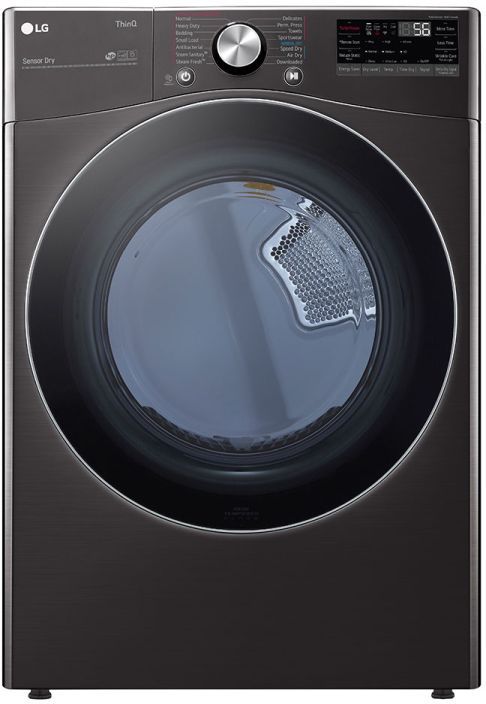 LG 7.4 Cu. Ft. Black Steel Front Load Electric Dryer-0