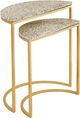 TOV Furniture Crete White Terrazzo Nesting Tables-0