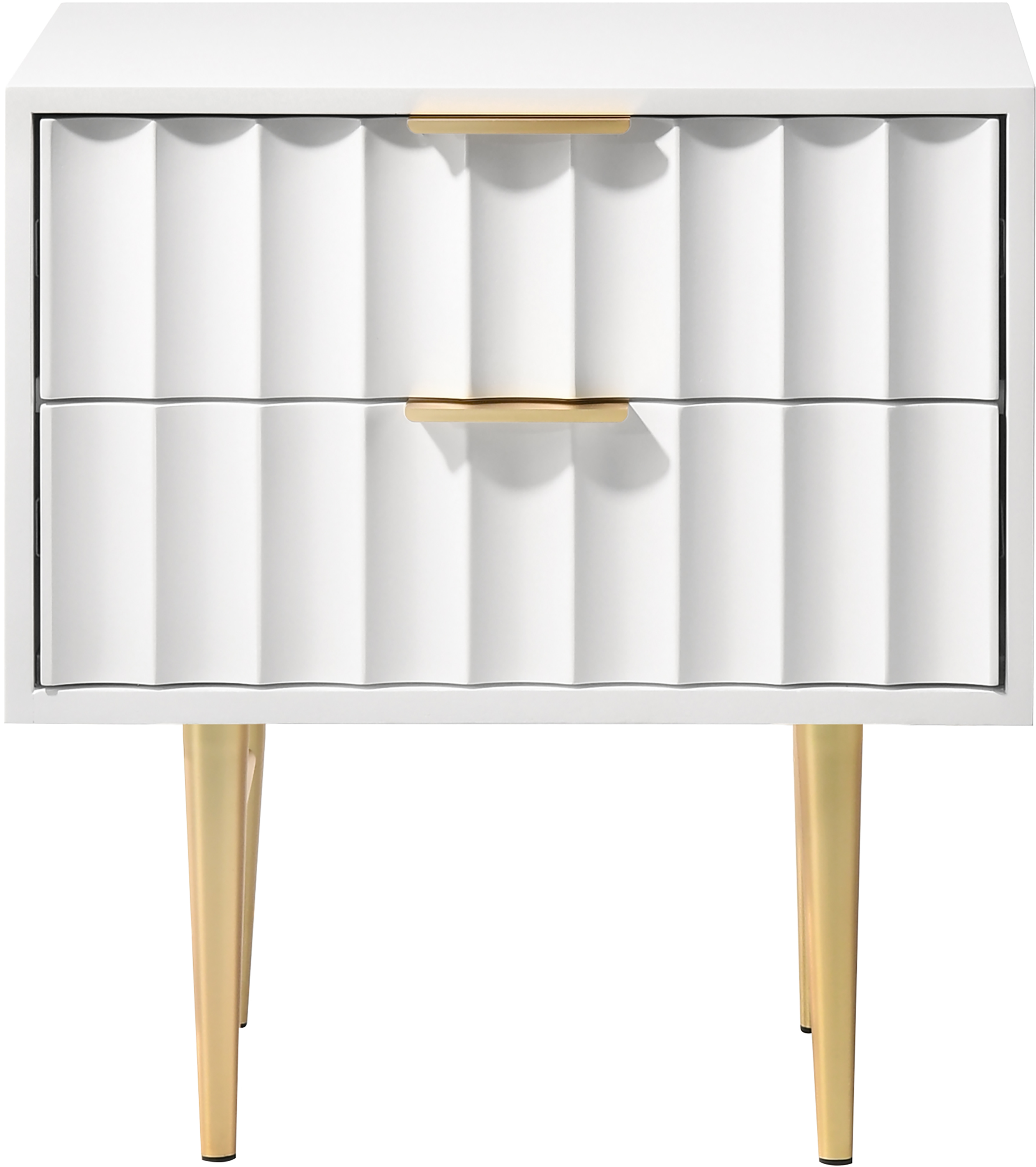 Meridian Furniture Modernist Nightstand - Gold Meridian Furniture Modernist Nightstand - Gold