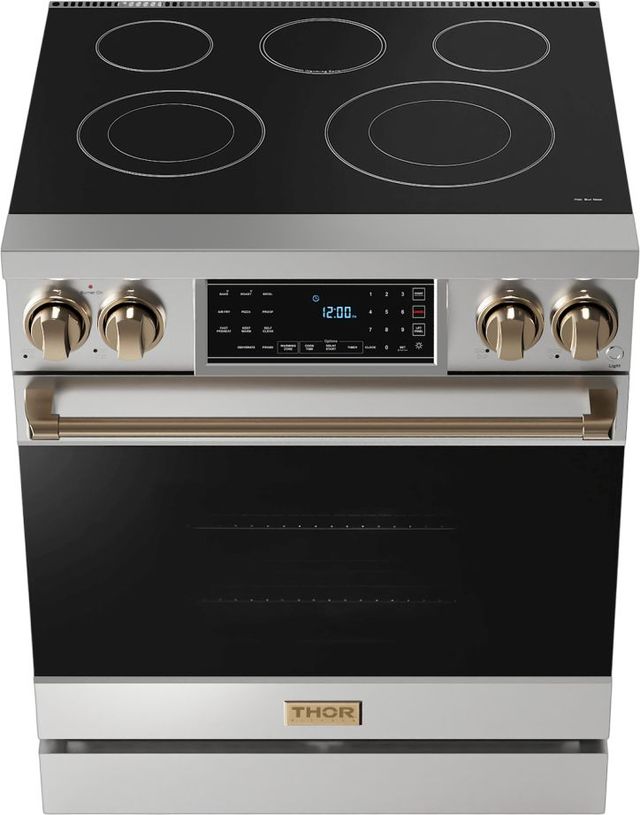 Thor Kitchen® Gordon Ramsay Series 30" Stainless Steel Pro Style Electric Range-1