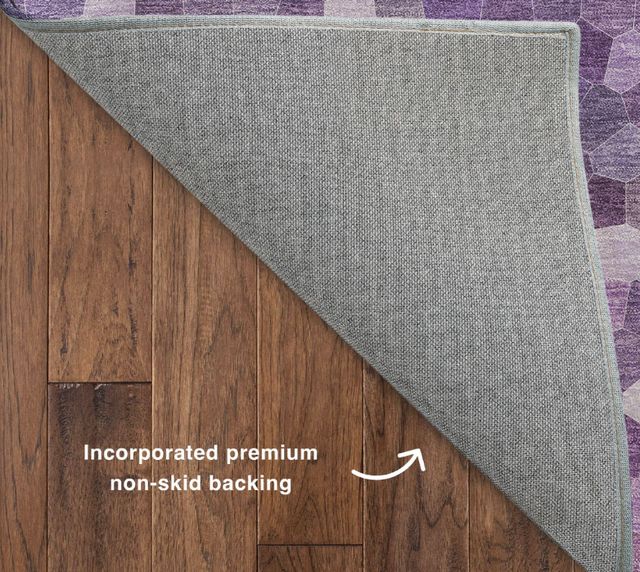 Dalyn™ Rug Company Kaleidoscope KL1 Plum 5'x8' Area Rug-3