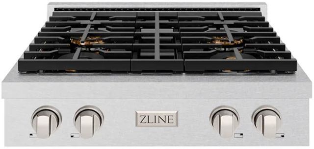 ZLINE Paramount 30" Satin Stainless Steel Gas Rangetop with 4 Burner DuoPro™ Cooktop-0
