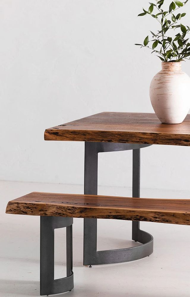 Moe's Home Collection Bent Brown Extra Small Bench-1