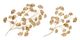 Olliix by Martha Stewart Clio 2-Piece Gold Foil Ginkgo Leaf Set-0