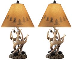 Signature Design by Ashley® Derek 2-Piece Brown Poly Table Lamps