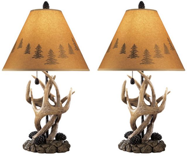 Signature Design by Ashley® Derek Brown Poly Table Lamp-1