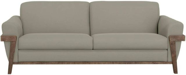 International Furniture Direct Loft Brown Beige 95" Sofa-2