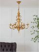 A & B Home Gold Classic Vintage Six-Light Chandelier-3