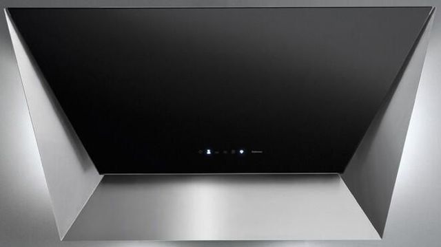 Falmec Design Collection 28" Black Wall Mounted Range Hood-0