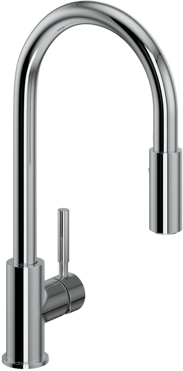 Rohl® Lux™ Polished Chrome Pull Down Kitchen Faucet-0