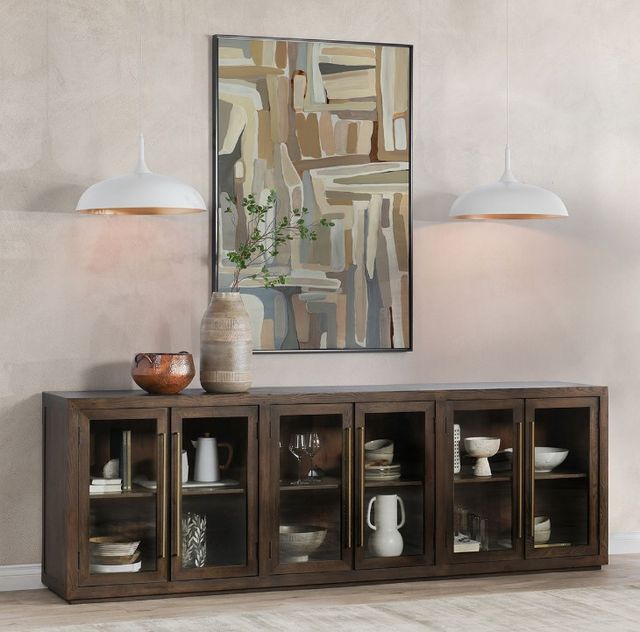 Classic Home Bradley Landmark Brown  6-Door Cabinet-1