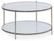 Bassett® Furniture Linville Champagne Round Cocktail Table-0