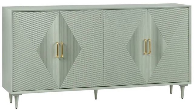 Crestview Collection Arvada Sage Green 4-Door Sideboard