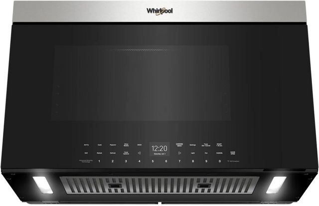 Whirlpool® 1.1 Cu. Ft. Fingerprint Resistant Stainless Steel Over The Range Microwave-1