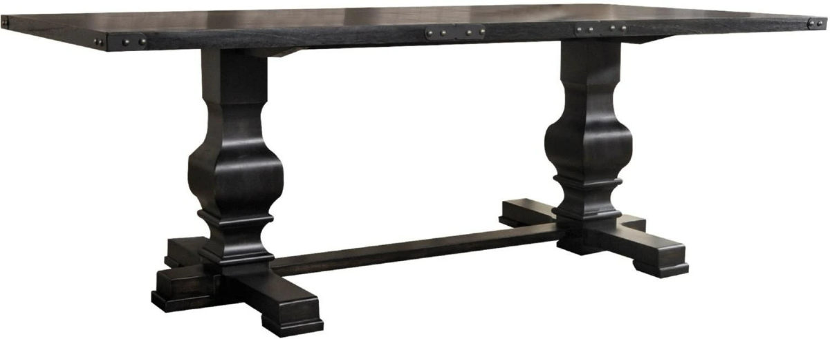 ACME Furniture Morland Vintage Black Dining Table | Urner's