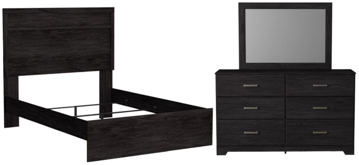 Signature Design by Ashley® Belachime 4 Piece Dark Charcoal