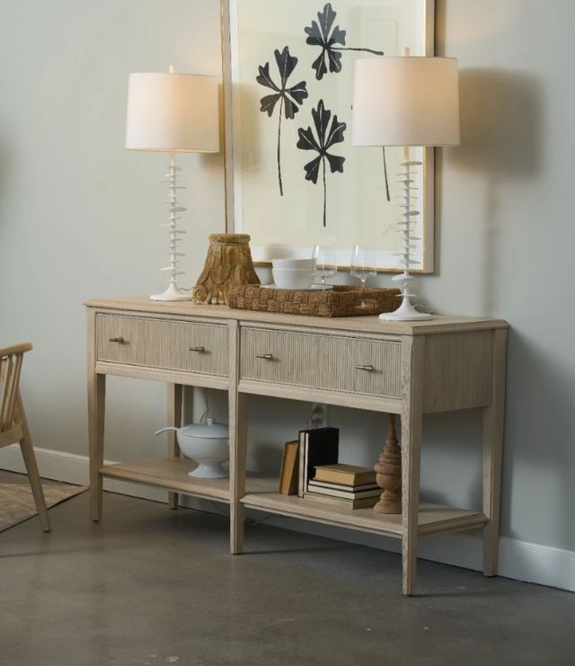 Riverside Furniture Carmella Pebble Oak Accent Server-1
